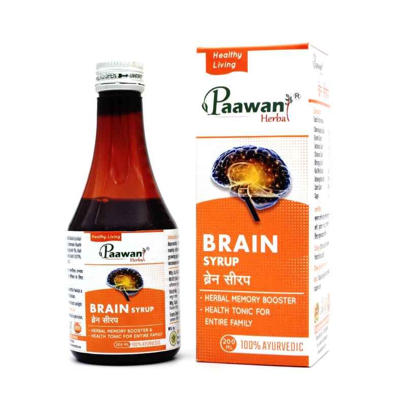 Brain Syrup - Ayurvedic Herbal Wellness Supplement (200 ml)