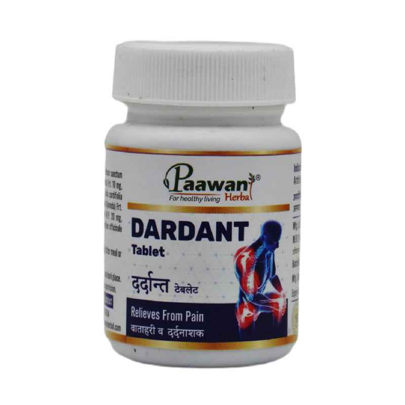 DARDANT - Elevates Pain with Ayurvedic Herbal Tablets - 60 Tab