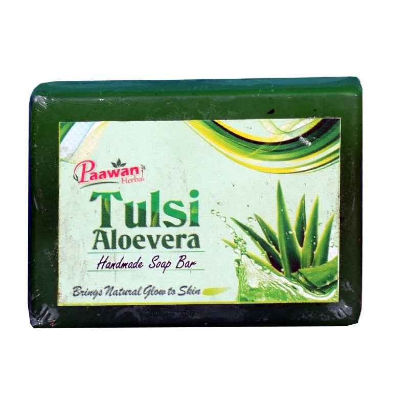 Tulsi Aloevera - 75 gm Herbal Soap for Radiant Skin