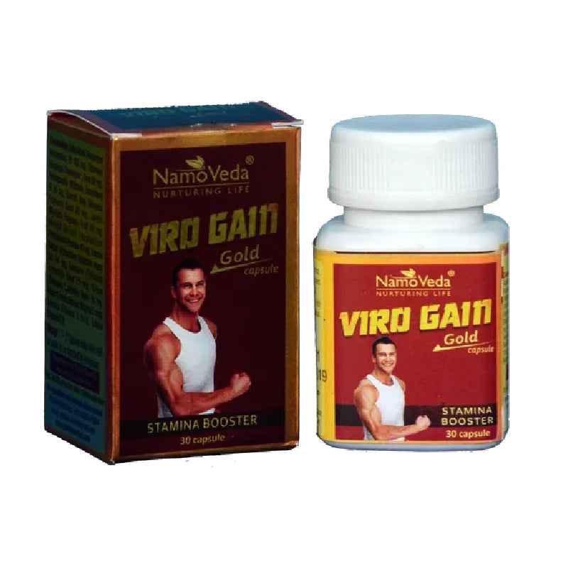VIRO-GAIN GOLD - Enhance Your Vitality Naturally with Paawan Herbal - 30 Capsules